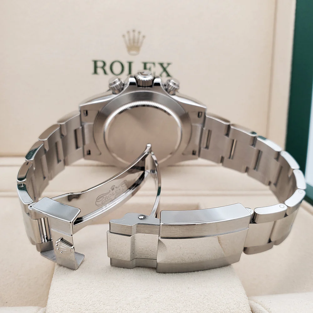 Unworn Rolex Cosmograph Daytona 40mm 116500LN Ceramic Bezel Black Dial Steel Watch 2023 Box Papers - Image 6
