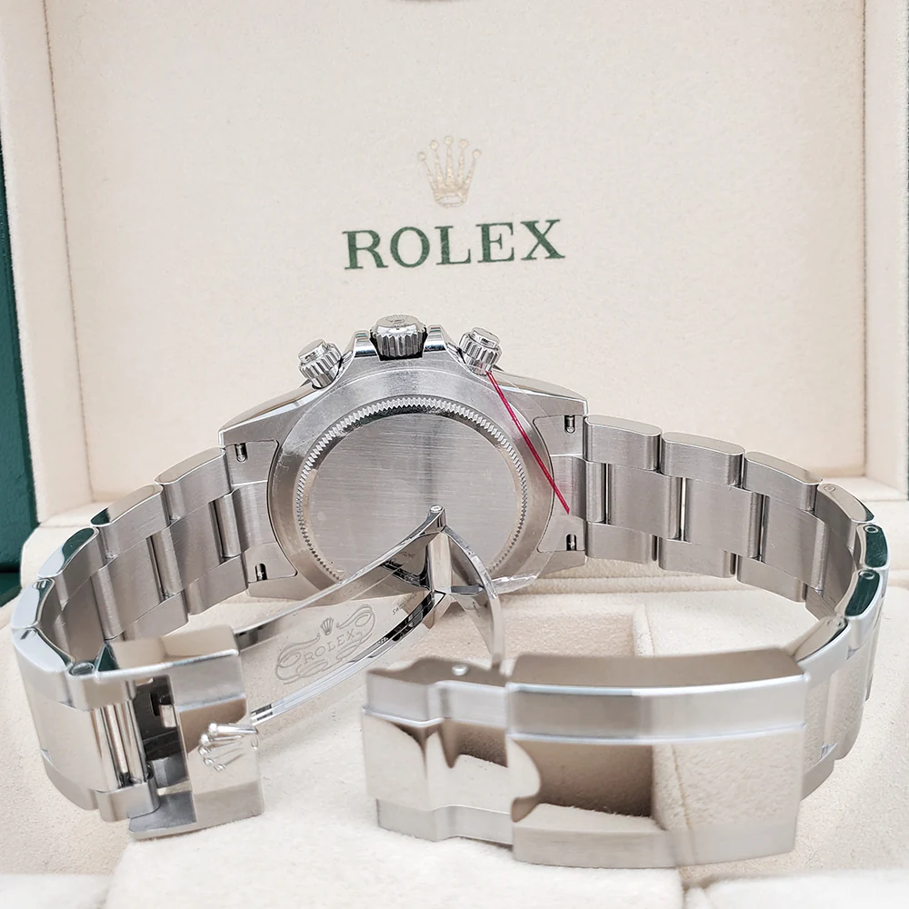 Unworn Rolex Cosmograph Daytona 40mm 116500LN Ceramic Bezel Black Dial Steel Watch 2023 Box Papers - Image 6