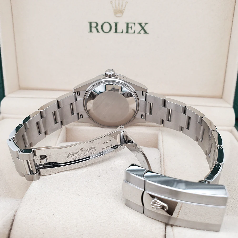 Unworn Rolex Datejust 31mm 278240 Mint Green Index Dial Stainless Steel Oyster Watch 2022 Box Papers - Image 6
