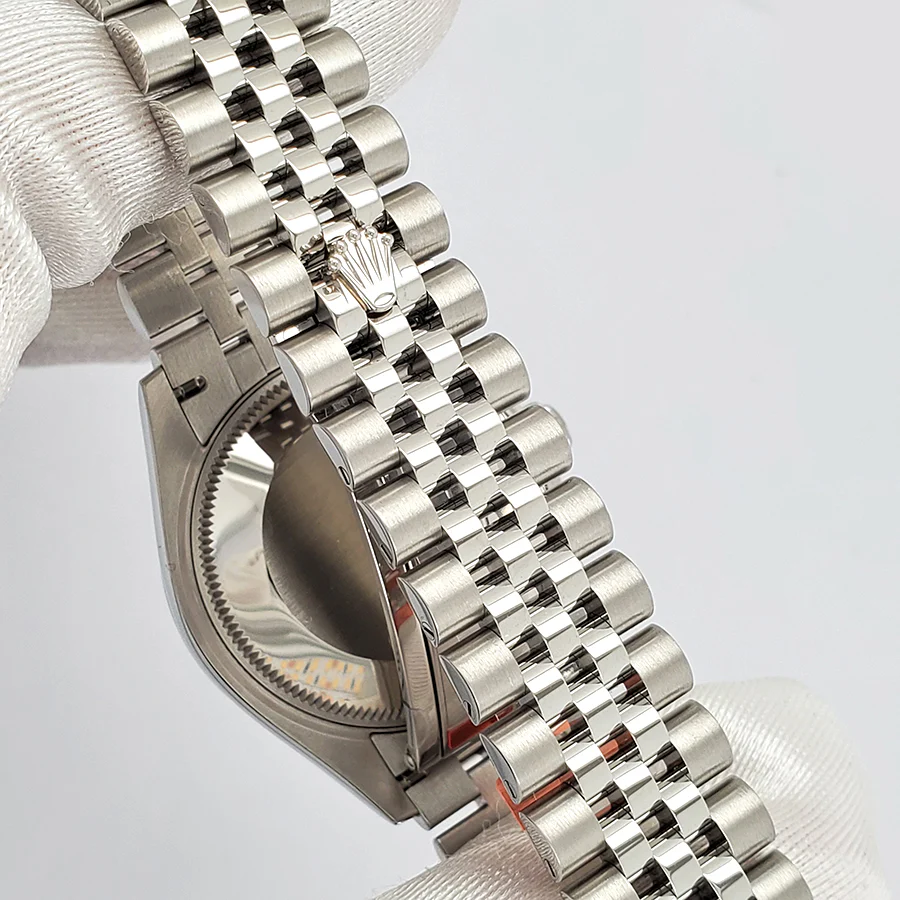 Unworn Rolex Datejust 31mm 278274 Black Roman Dial Stainless Steel Jubilee Watch 2021 Box Papers - Image 6