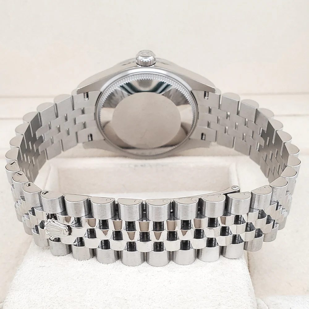 Unworn Rolex Datejust 31mm 278274 Blue Roman Dial Stainless Steel Jubilee Watch 2022 Box Papers - Image 4