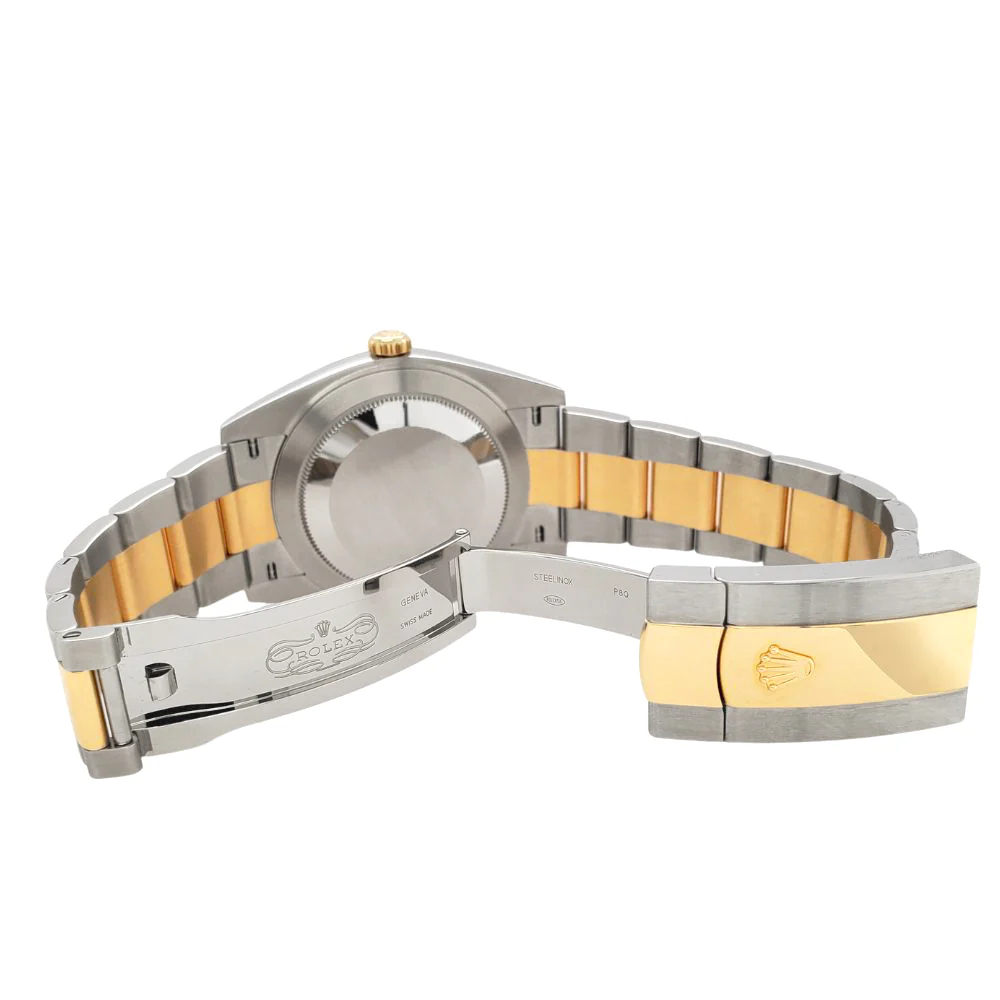 Unworn Rolex Datejust 41 126333 Factory White MOP Diamond Dial Steel/Yellow Gold Oyster Watch 2022 Box Papers - Image 5