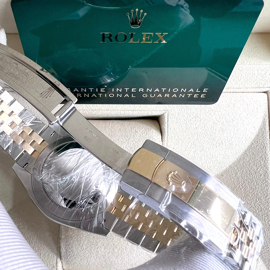 Unworn Rolex Datejust 41 126333 White Stick Dial Steel/Yellow Gold Jubilee Watch 2022 Box Papers - Image 6