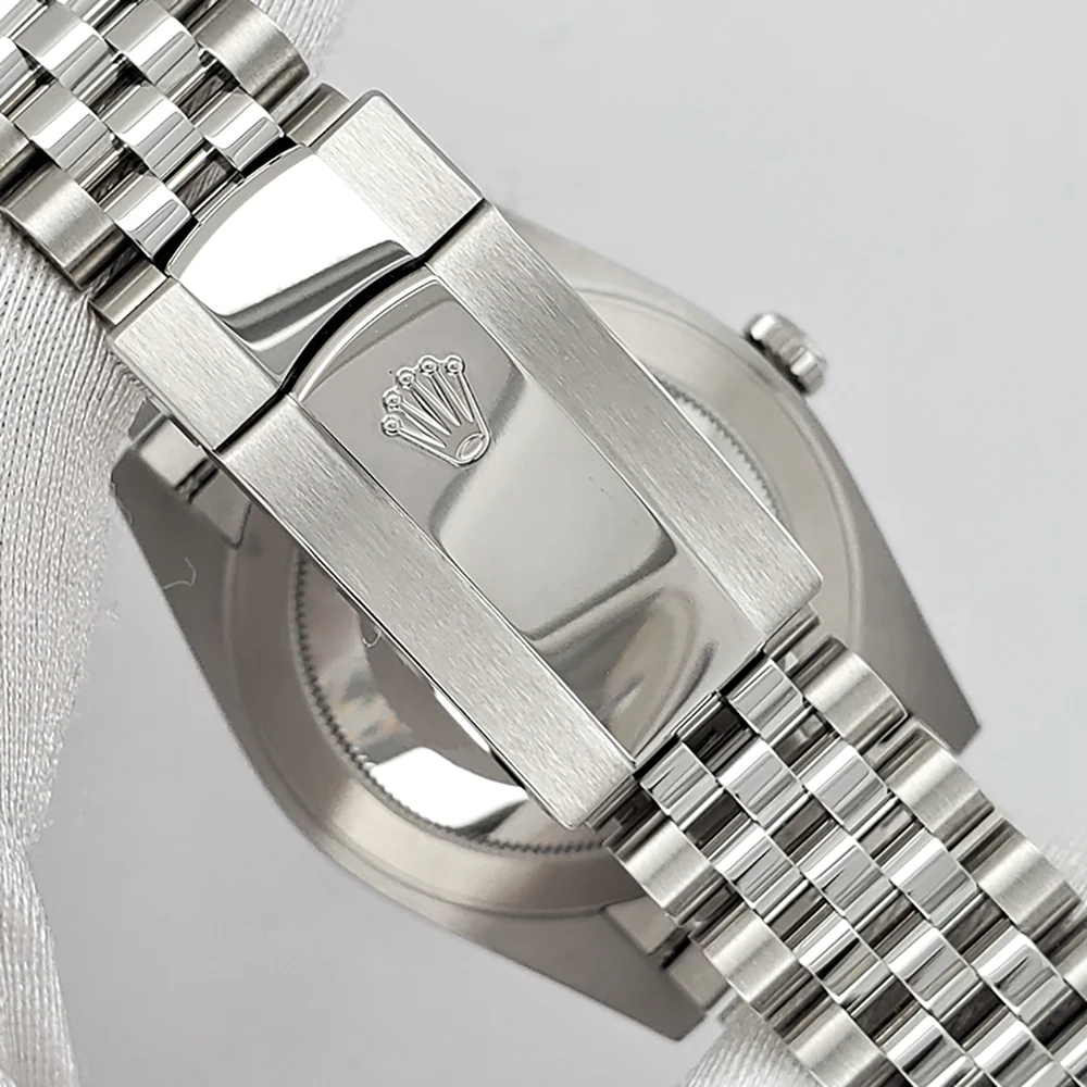 Unworn Rolex Datejust 41 126334 Factory Black Diamond Dial Jubilee Steel Watch 2023 Box Papers - Image 5