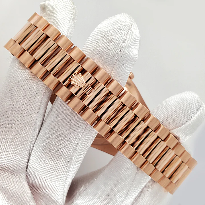 Unworn Rolex Day-Date 40 President Rose Gold Chocolate Dial 228235 Watch Box Papers 2022 - Image 4
