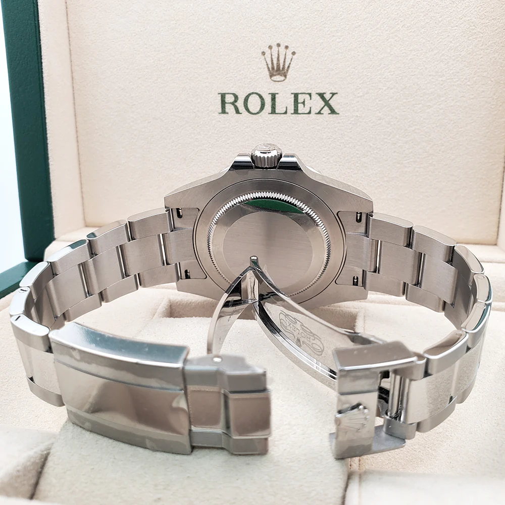 Unworn Rolex GMT-Master II 40mm "Sprite" Green and Black Ceramic Bezel Steel Oyster Watch 126720VTNR 2023 Box Papers - Image 6
