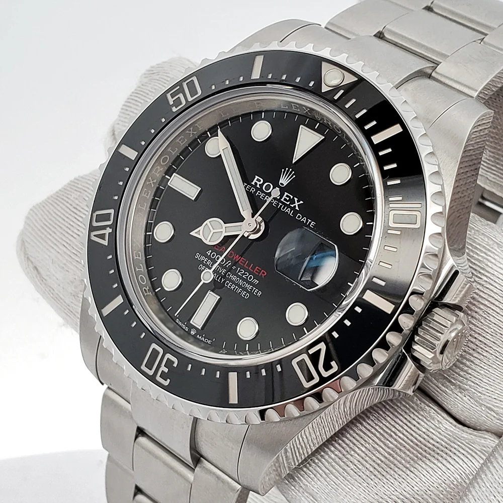 Unworn Rolex Sea-Dweller 43mm 126600 Red Line 50th Anniversary Steel Watch 2023 Box Papers - Image 3