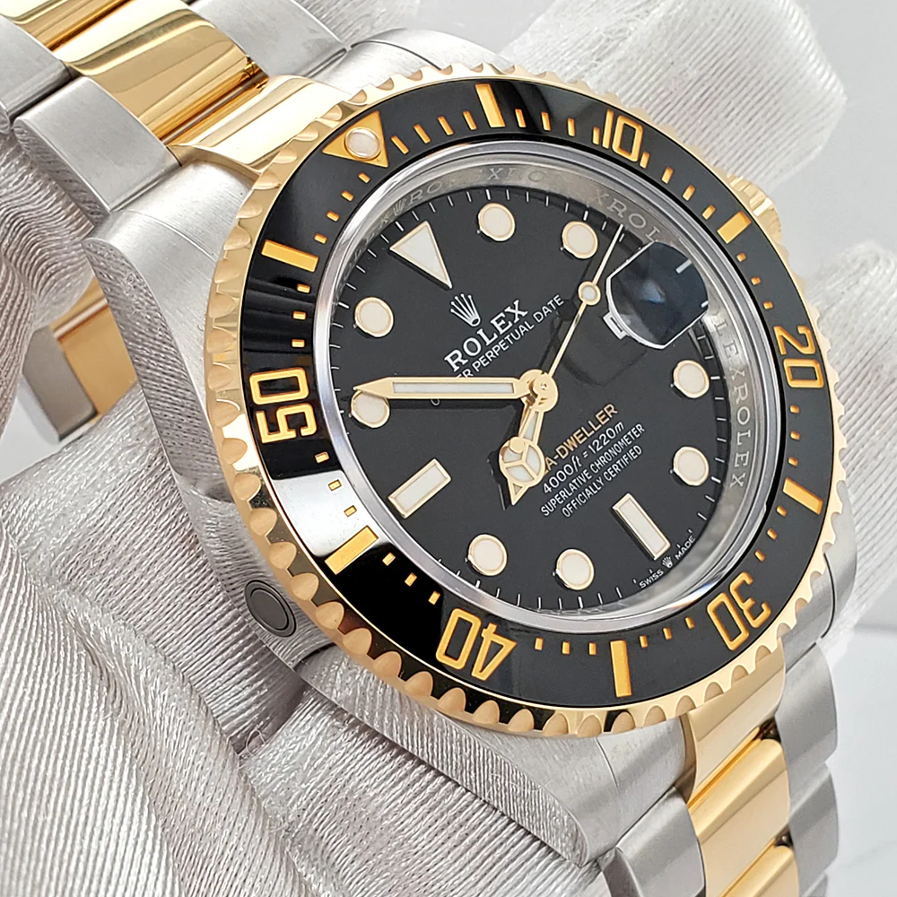 Unworn Rolex Sea-Dweller 43mm 126603 Black Dial Yellow Gold/Steel Watch 2023 Box Papers - Image 2