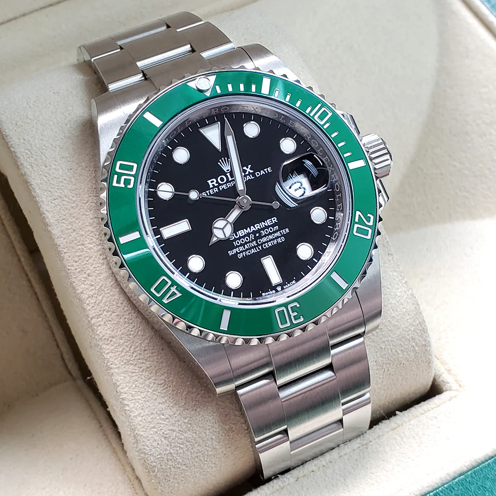 Unworn Rolex Submariner Date 41mm "Starbucks" 126610LV Green Bezel Black Dial Watch Box Papers - Image 2