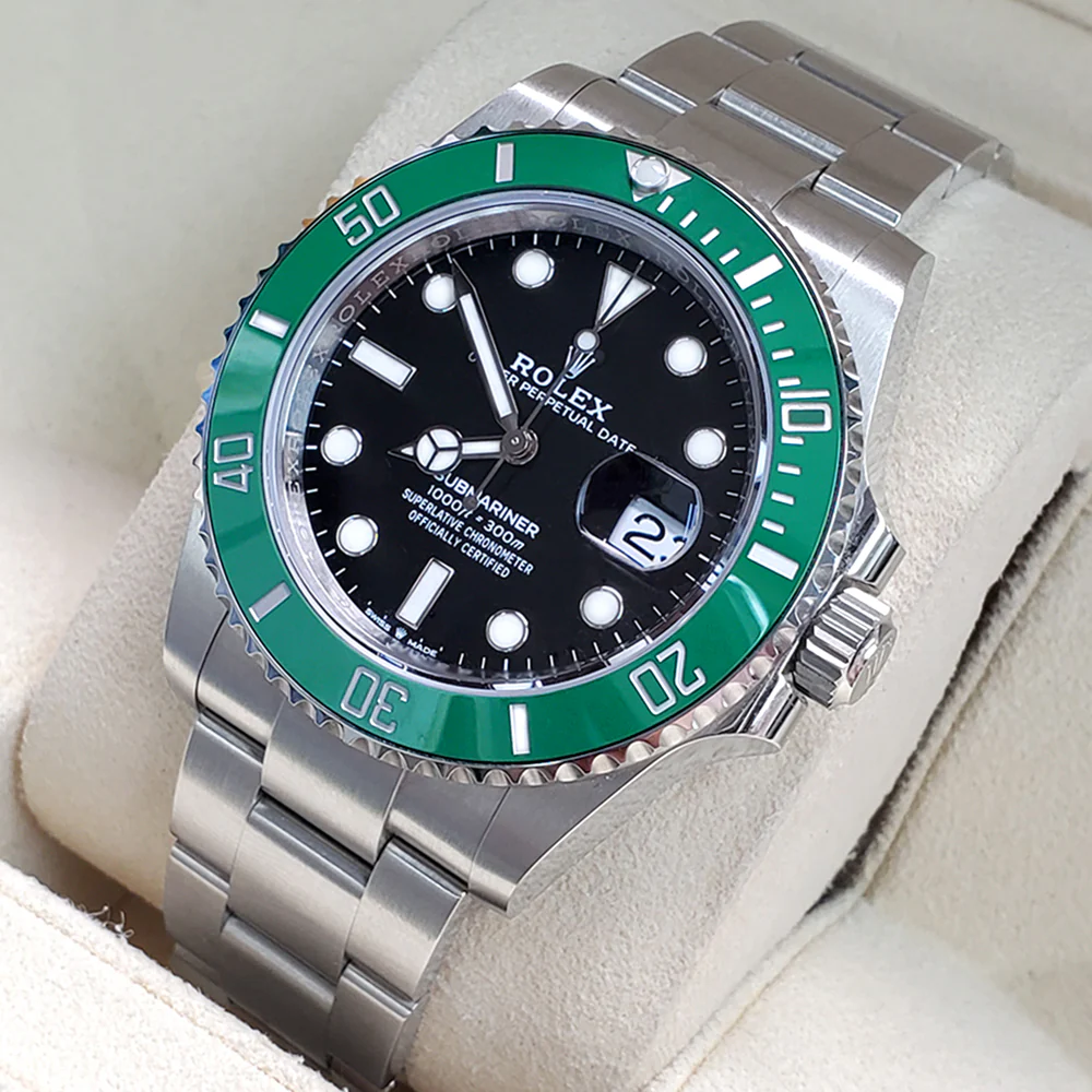 Unworn Rolex Submariner Date 41mm "Starbucks" 126610LV Green Bezel Black Dial Watch Box Papers - Image 3
