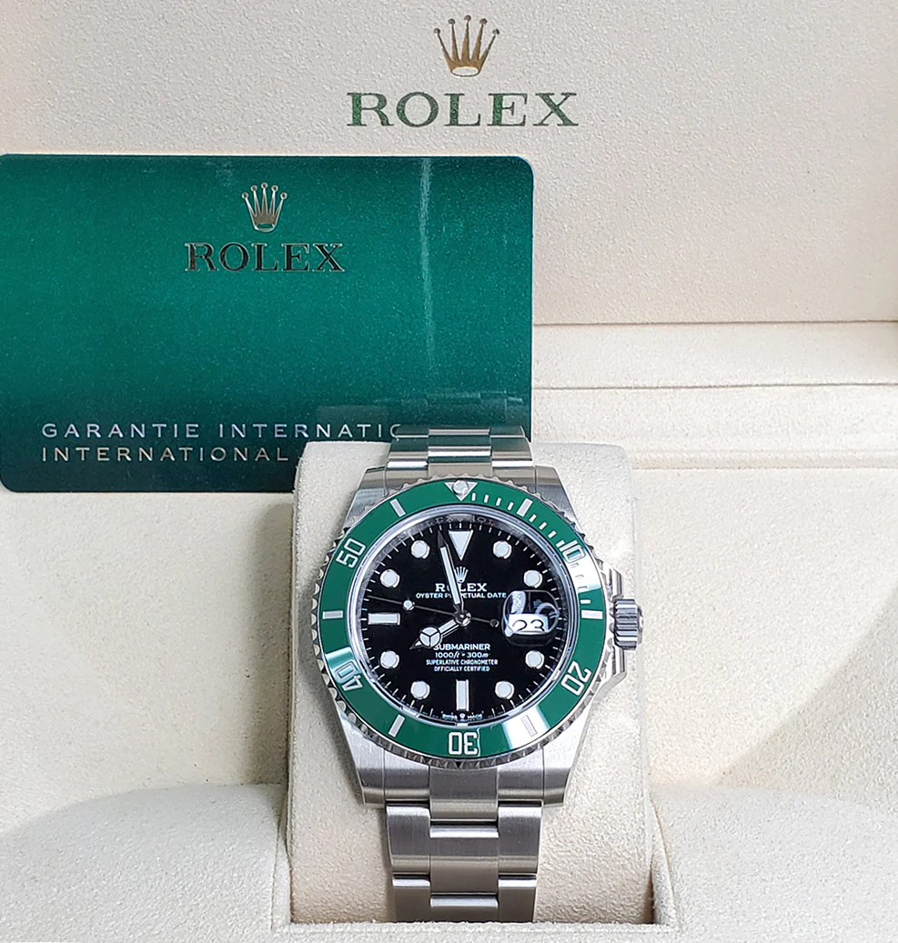 Unworn Rolex Submariner Date 41mm "Starbucks" 126610LV Green Bezel Black Dial Watch Box Papers - Image 7