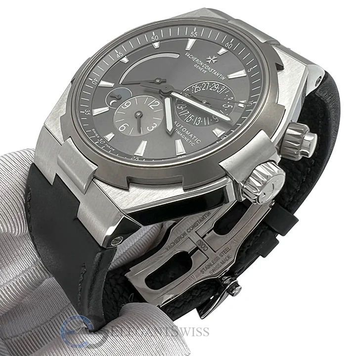 Vacheron Constantin Overseas Dual Time 42mm Grey Dial Watch 47450 - Image 2
