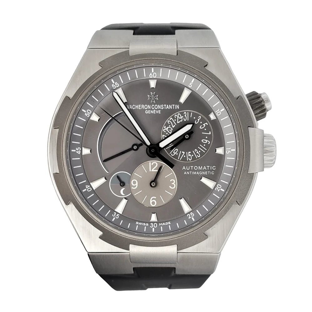 Vacheron Constantin Overseas Dual Time 42mm Slate Grey Dial Titanium Bezel 47450/000W/9511 Watch Full Set - Image 6