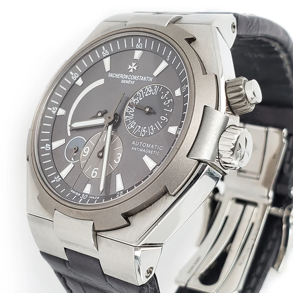 Vacheron Constantin Overseas Dual Time 42mm Slate Grey Dial/Titanium Bezel 47450/000W/9511 Watch - Image 2